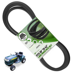 TonGass front view of replacement belt showing neat coiled packaging and part ID, clear fit guidance