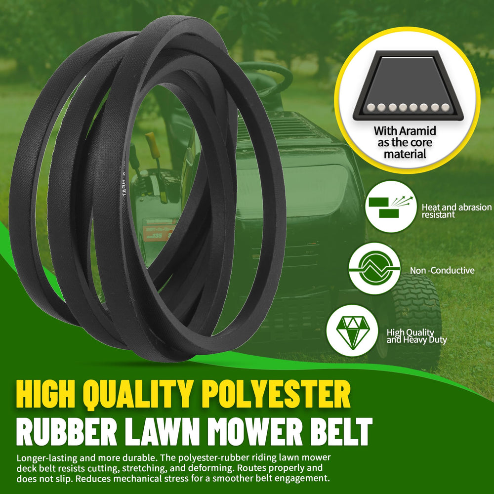 TonGass belt beside ruler to show scale and help users choose correct length before purchasing
