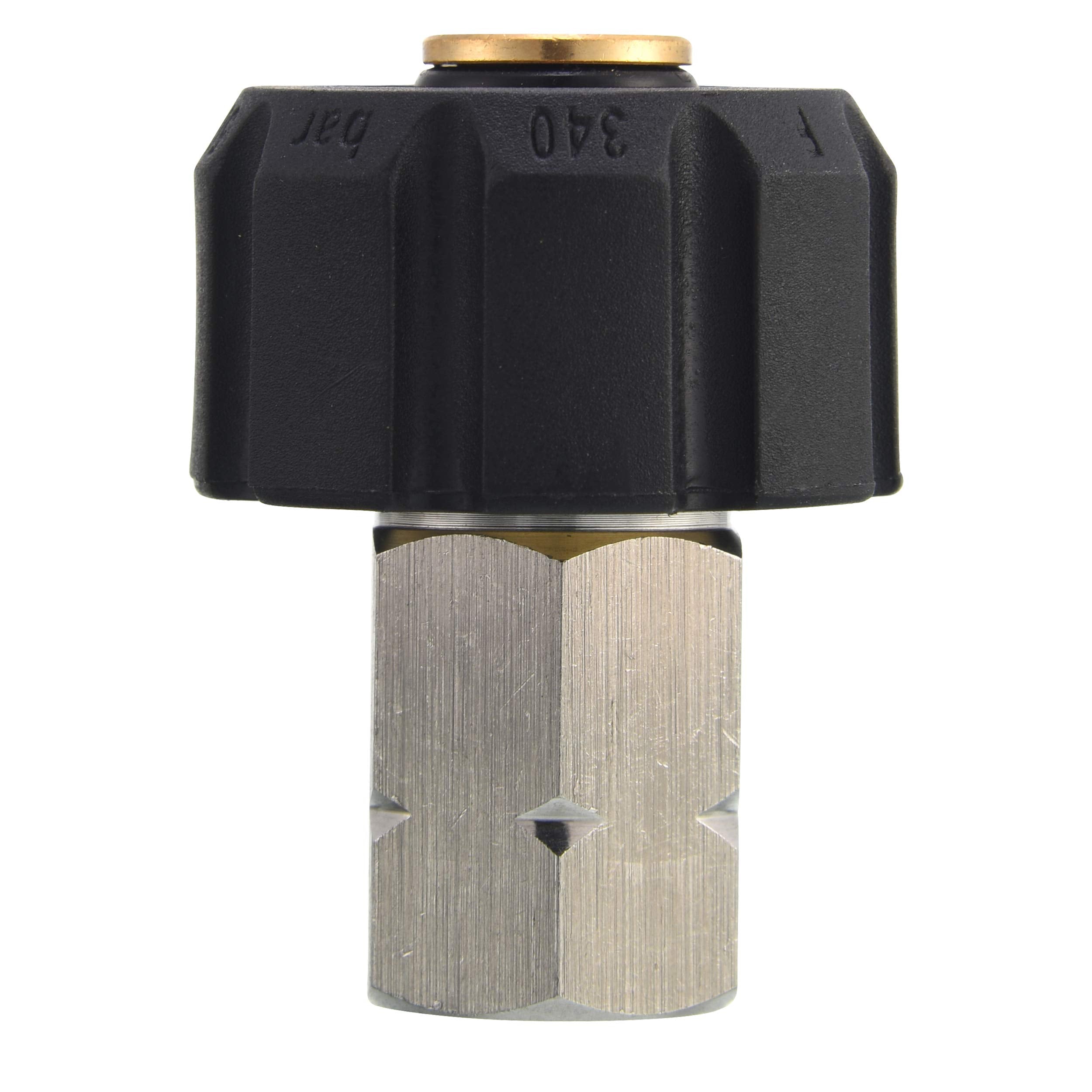 Tool Daily adapter connected to hose illustrating compatibility and quick hookup benefit