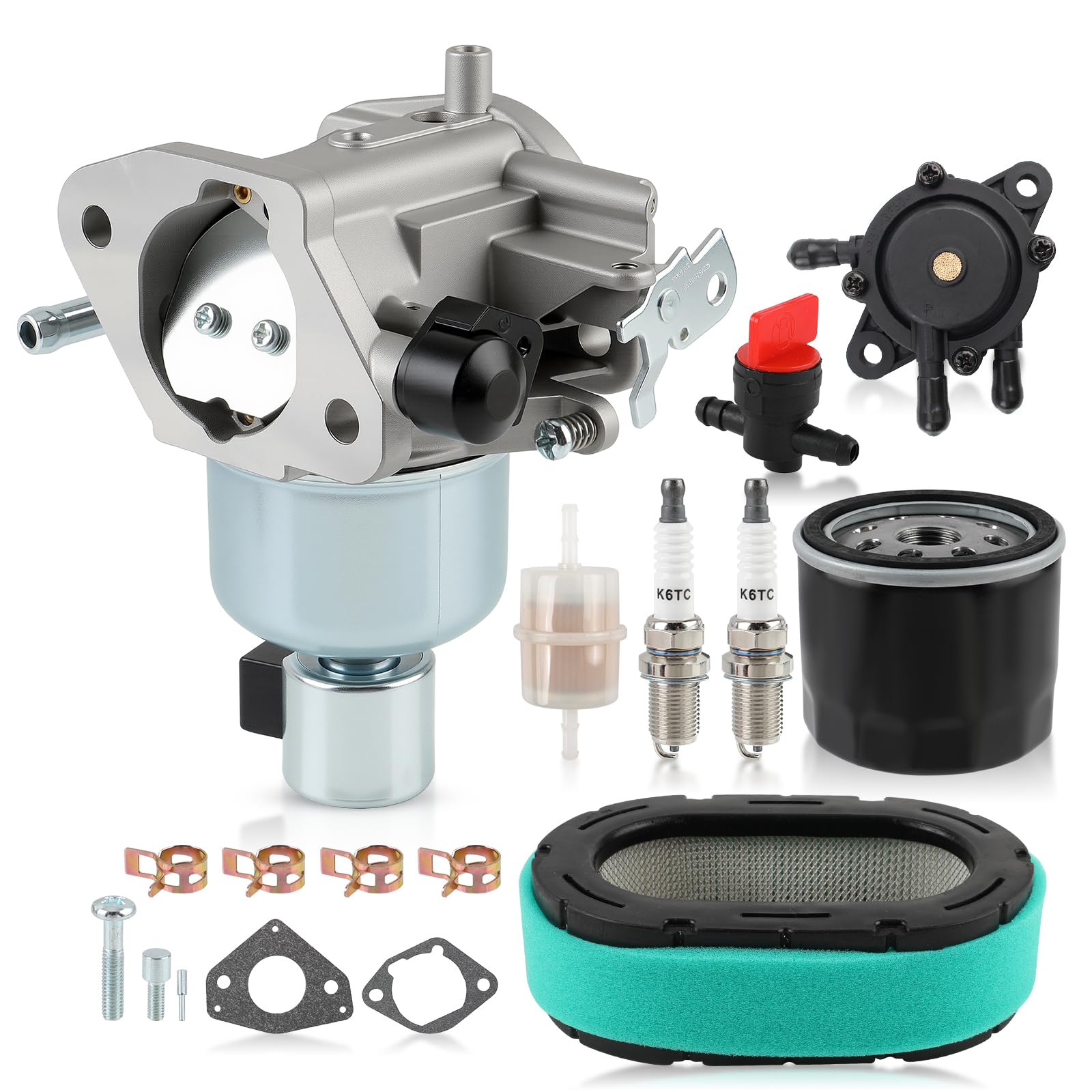 Topkidame carburetor front view showing inlet ports and mounting for correct fit