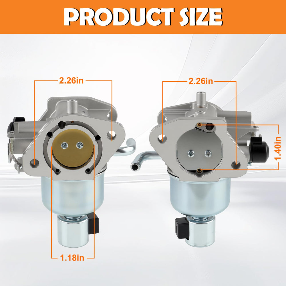 Topkidame carburetor installed on Kohler engine demonstrating compatibility