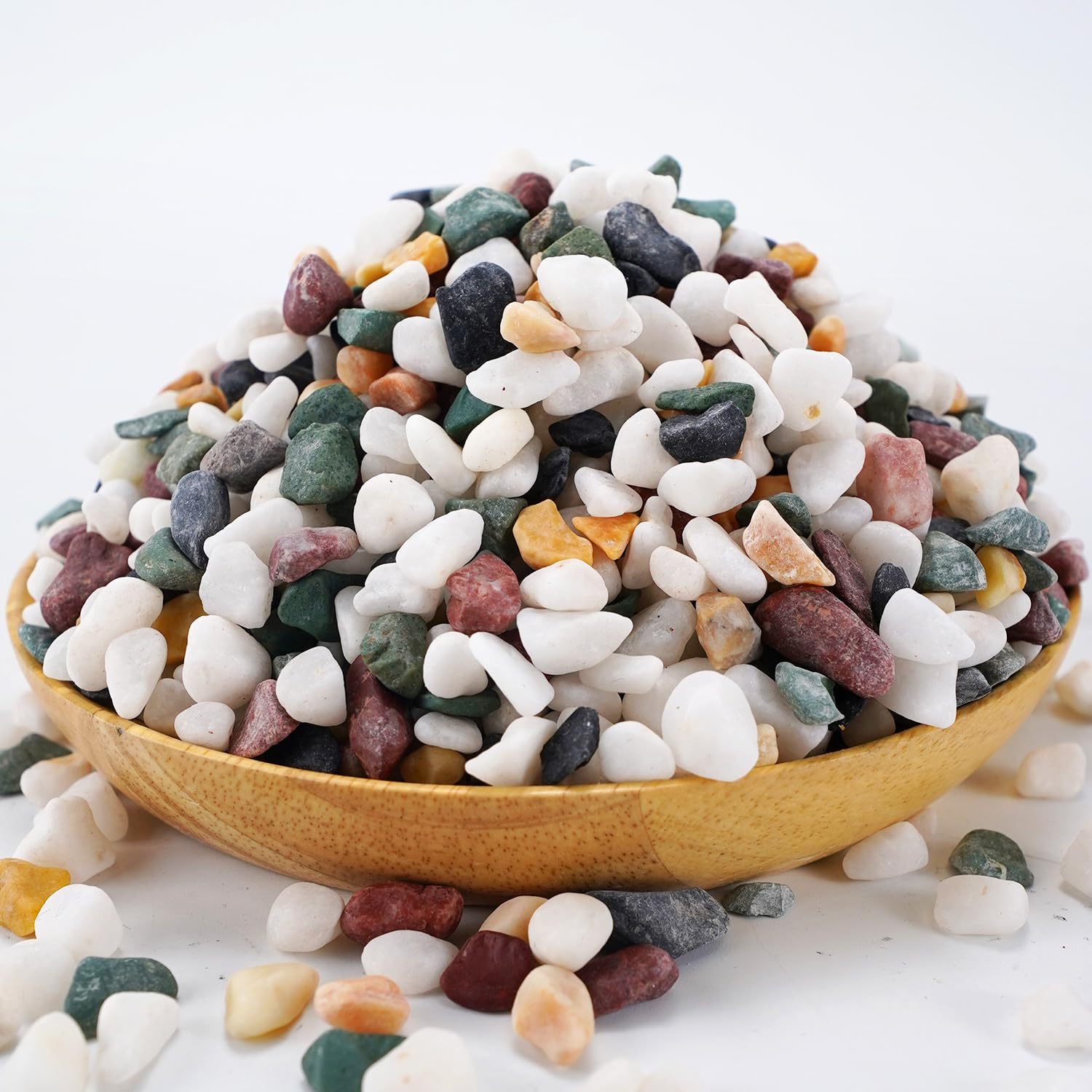 TOYPOPOR close-up of polished pebble texture highlighting smooth finish and visual appeal