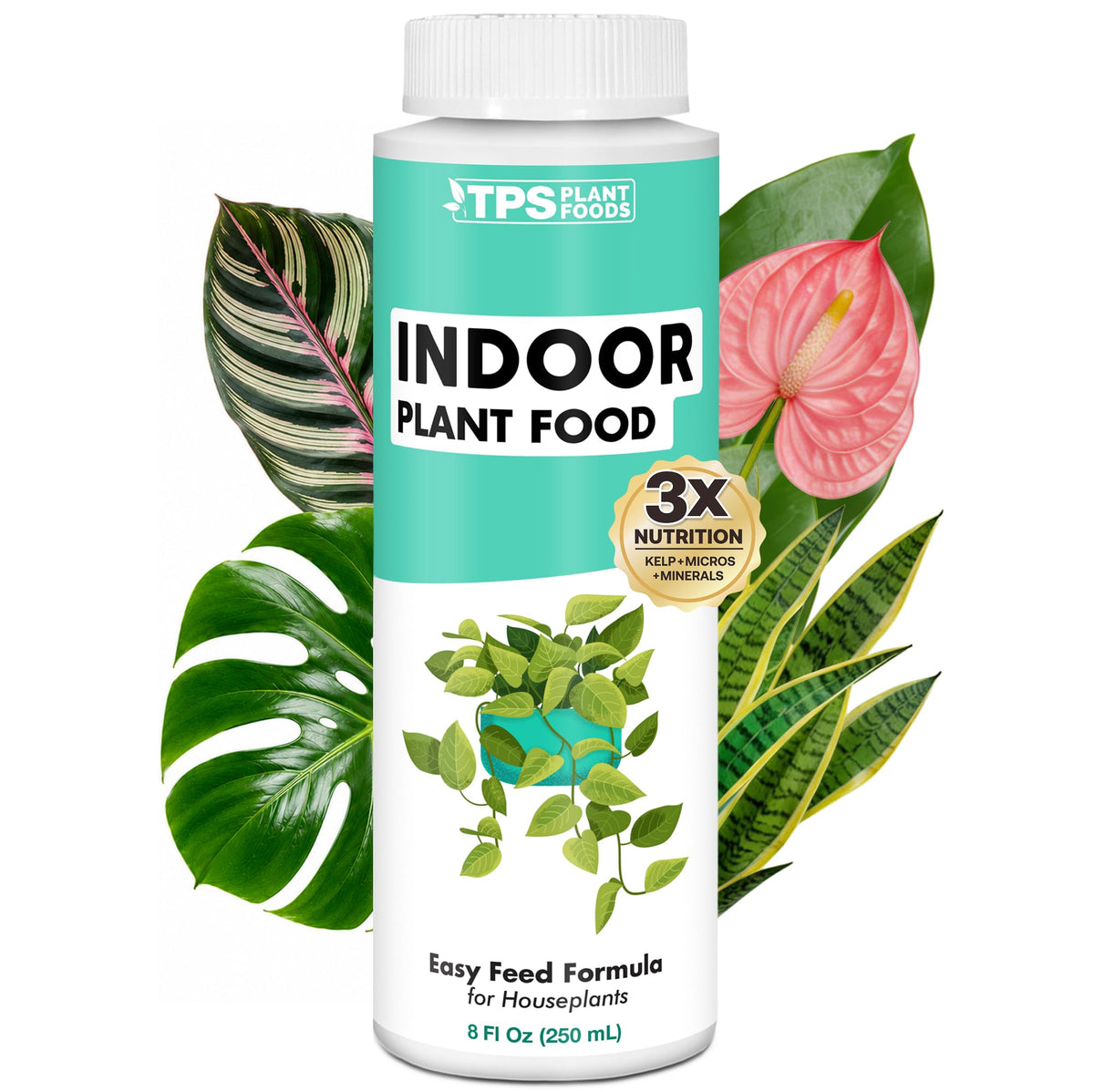 TPS NUTRIENTS front label on 8 oz bottle showing product name and use benefits