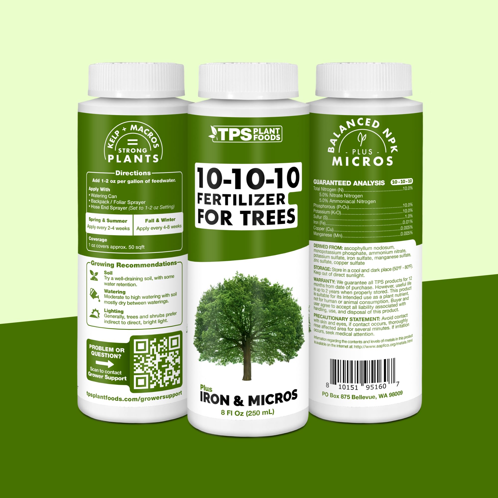 TPS NUTRIENTS-treated landscape comparison showcasing healthier shrubs and improved vigor