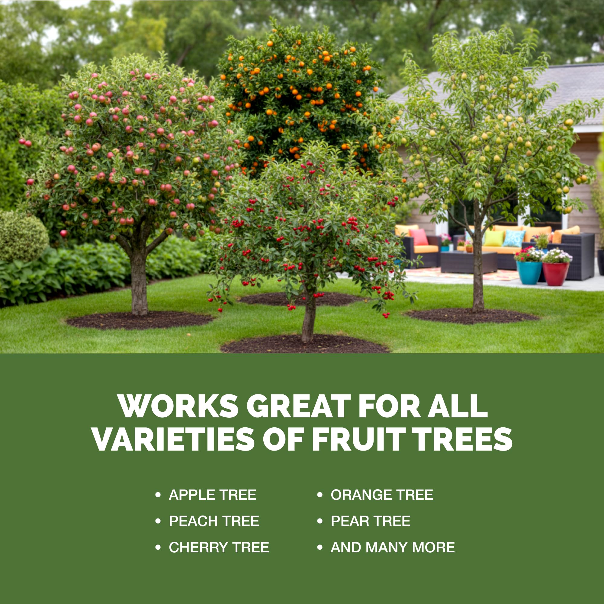 TPS NUTRIENTS used with sprayer on branches to aid even coverage