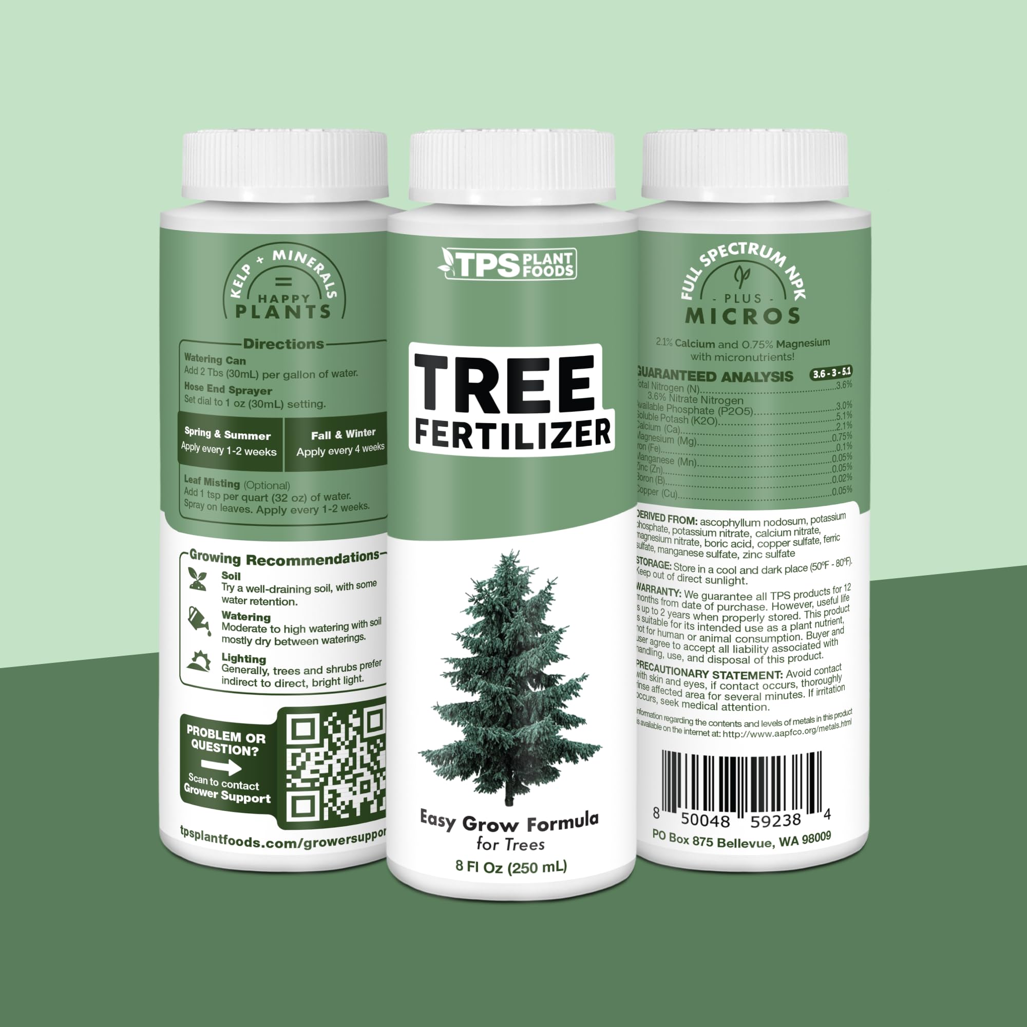 TPS NUTRIENTS used in garden landscape to promote tree vitality