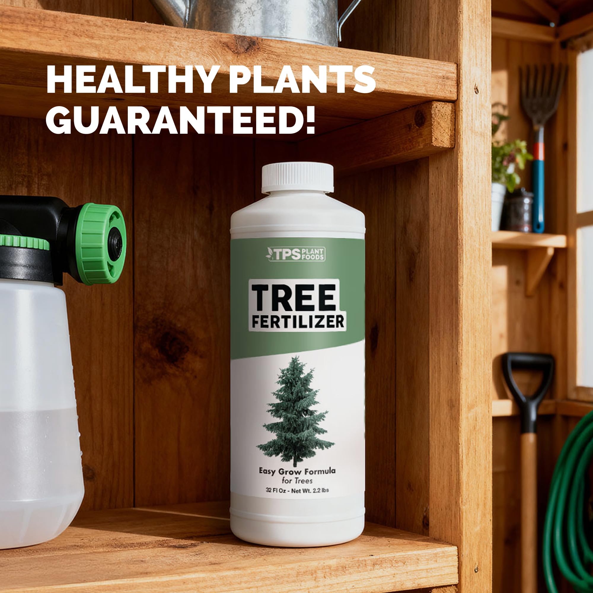 TPS NUTRIENTS 32oz bottle in hand showing portable, manageable size