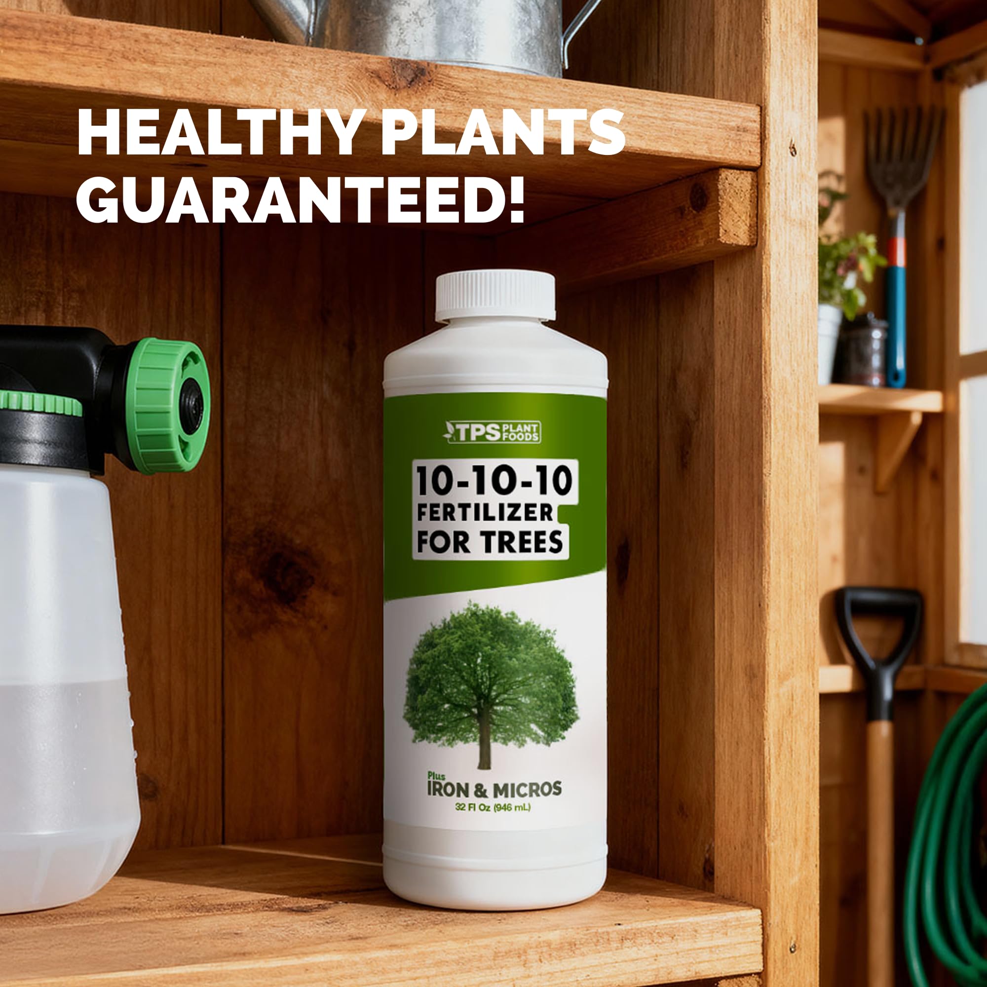 TPS NUTRIENTS used in a landscaped bed improving shrub vigor and appearance