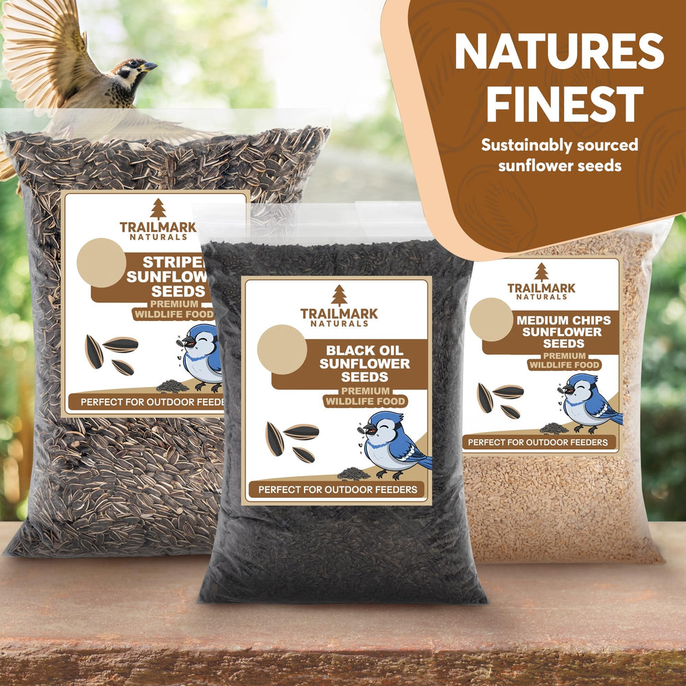 TRAILMARK NATURALS label closeup highlighting grown and packed in the USA for quality