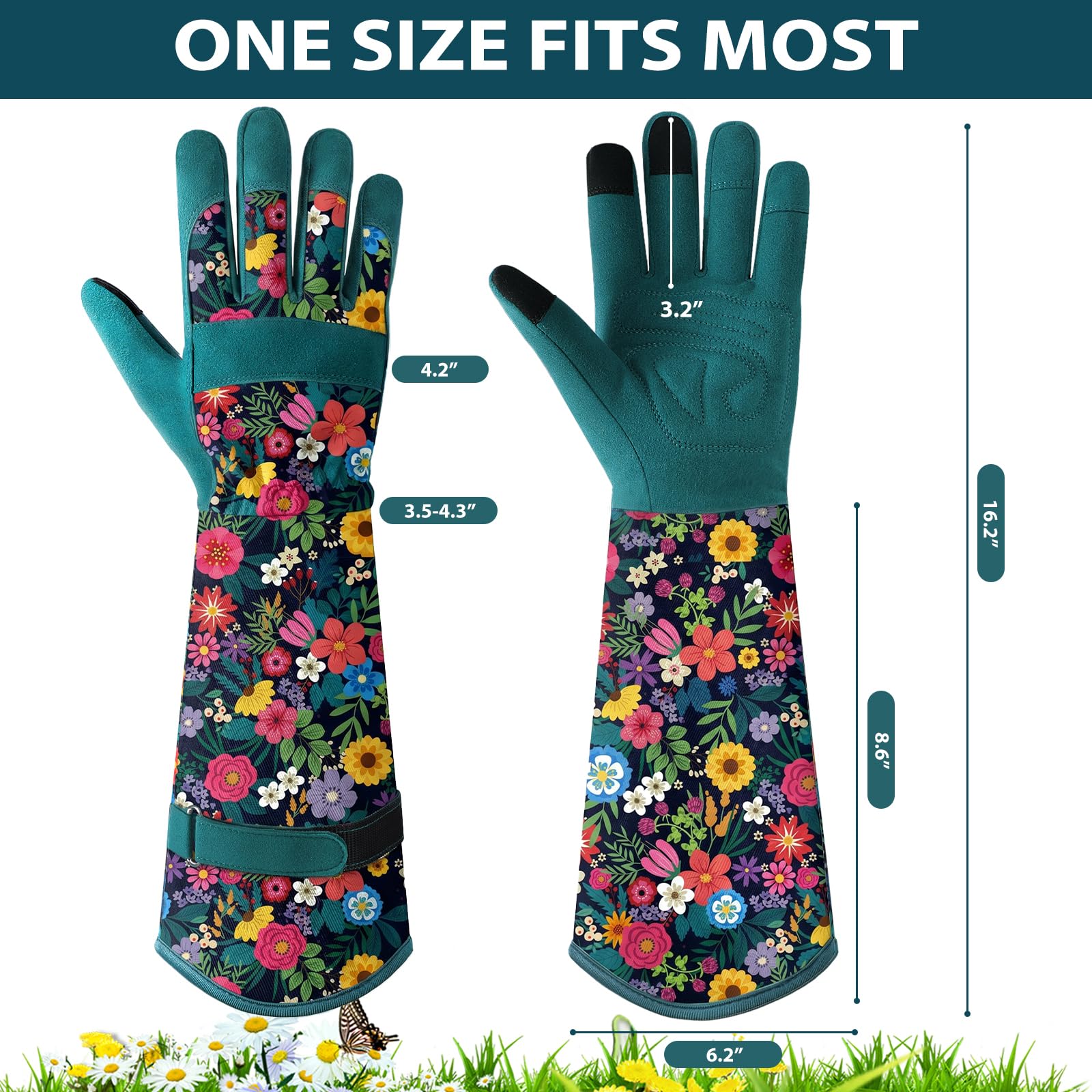 Trifabricy palm close-up highlighting reinforced material for safer grip
