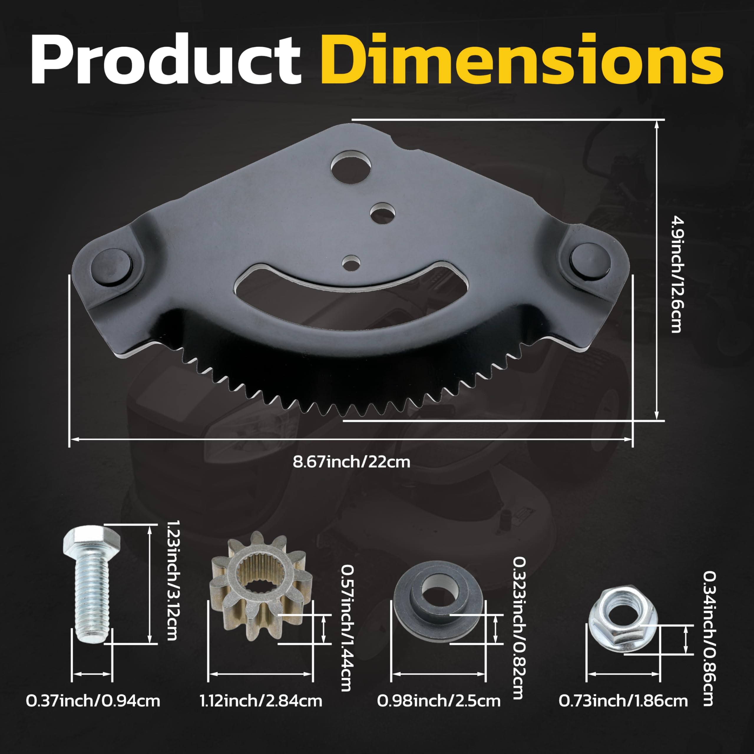 TUELETFU close-up of gear teeth showcasing durable engagement
