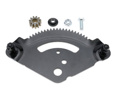 TUELETFU front view of sector plate and pinion showing fit benefits