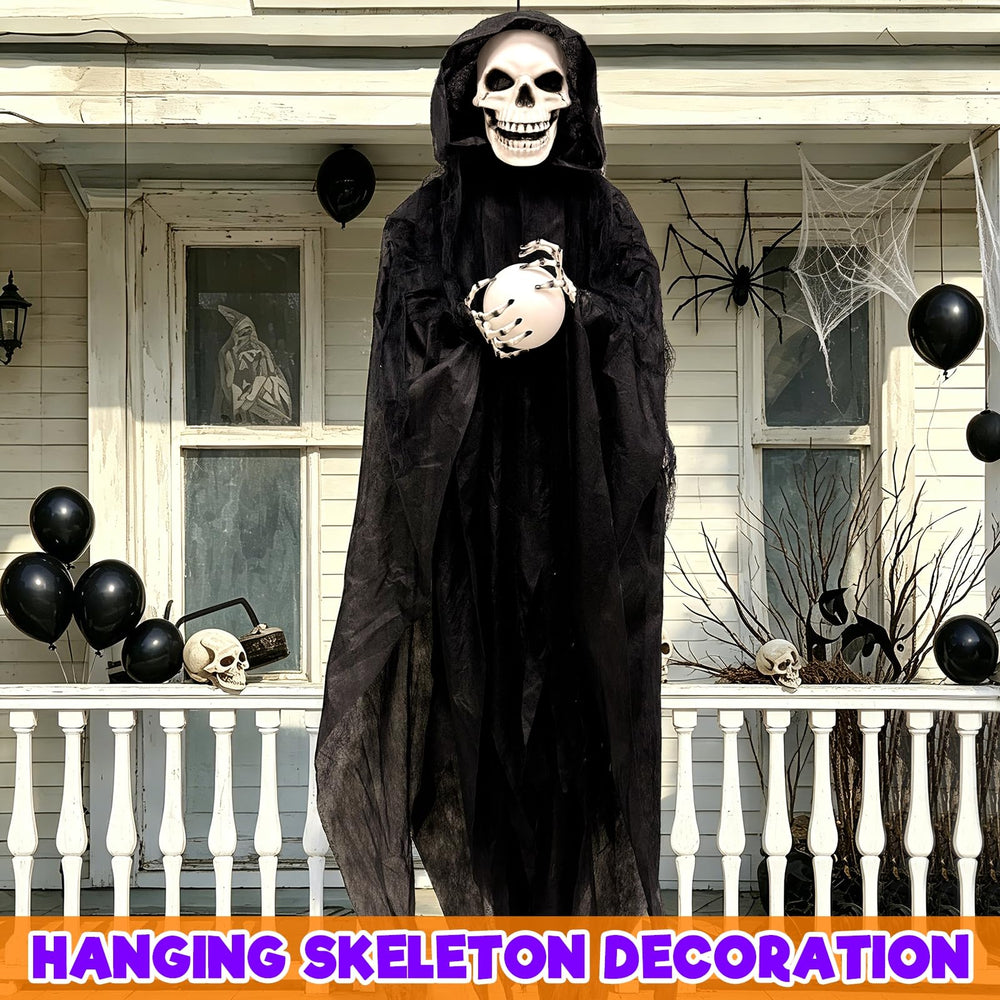TURNMEON grim reaper next to doorway, shows full 65-inch scale