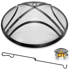 TUSGENK front view of 22 inch spark screen showing protective dome and fit benefit