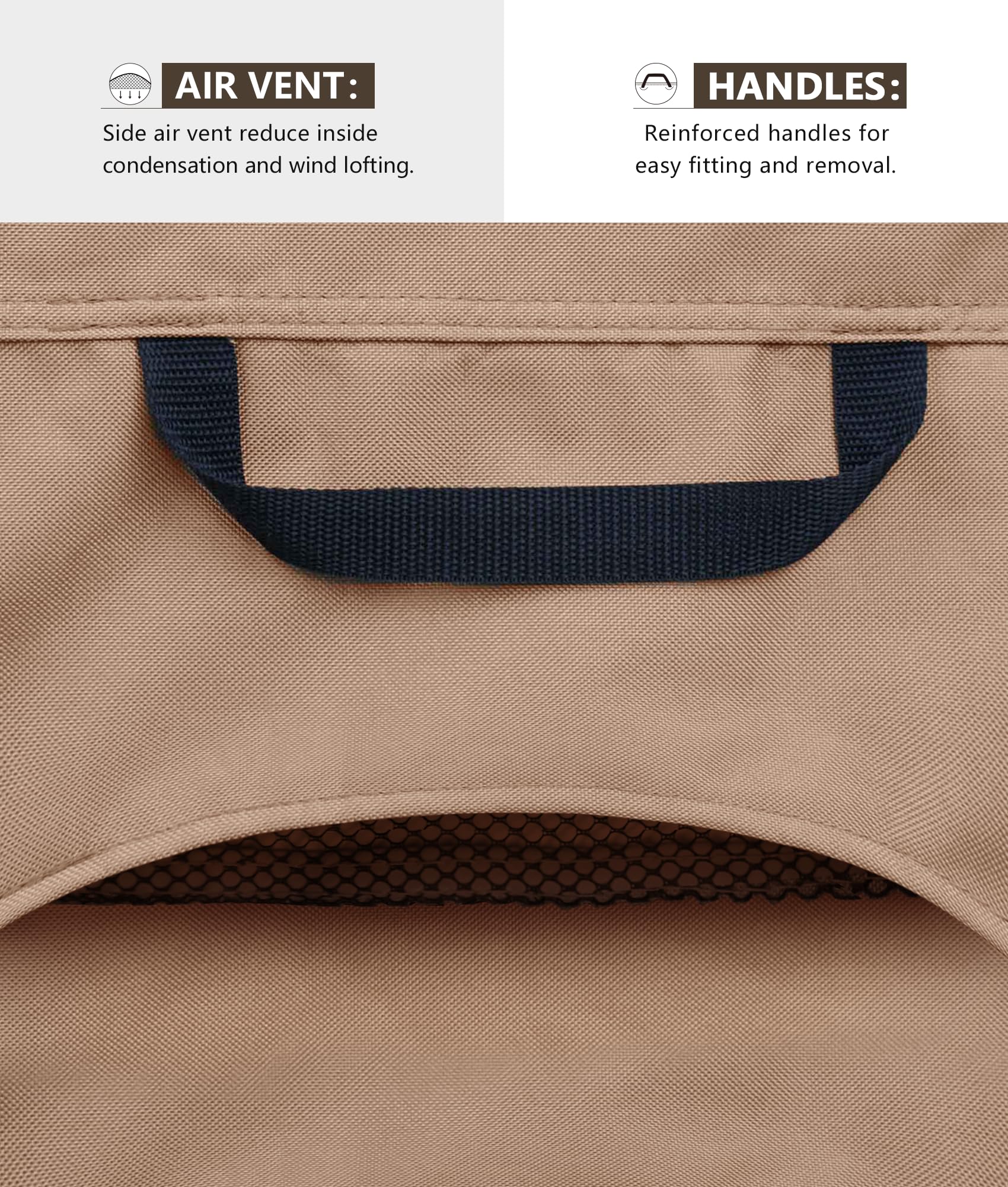 ULTCOVER plastic clip and elastic drawcord securing cover in wind