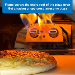 uniflasy close-up of burner ports showing even flame distribution benefit