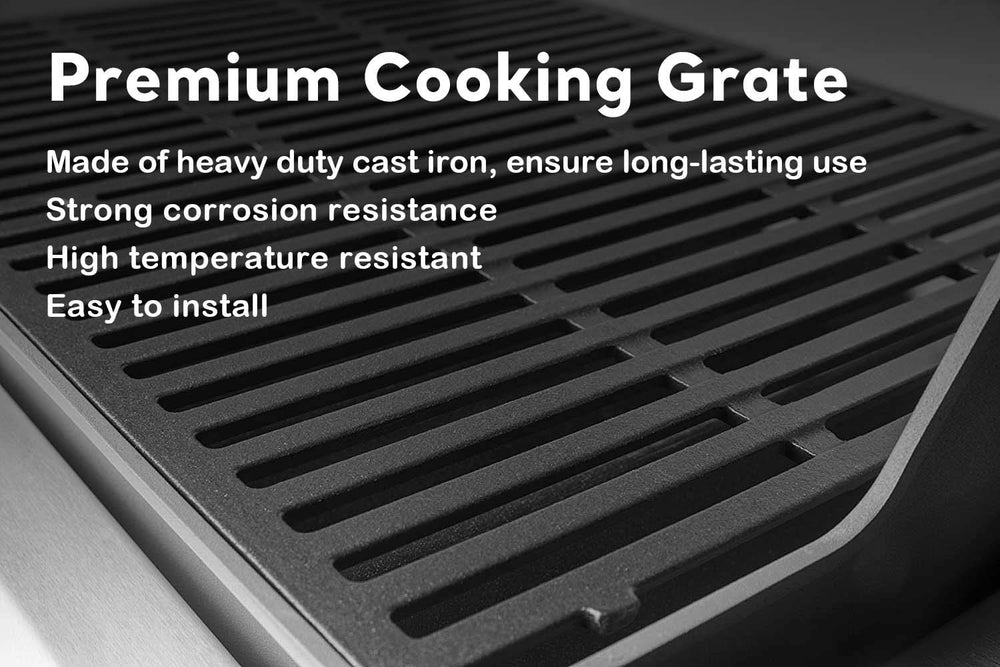 Uniflasy grates beside ruler showing 17.5 by 11.9 inch size, confirms correct dimensions