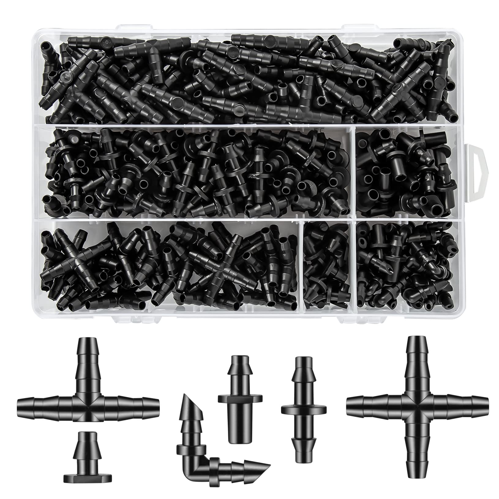 Unoutur clear box showing 300-piece kit for organized storage and quick access