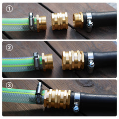 UNWAVER kit components with washers and sealing tape for quick reliable installation