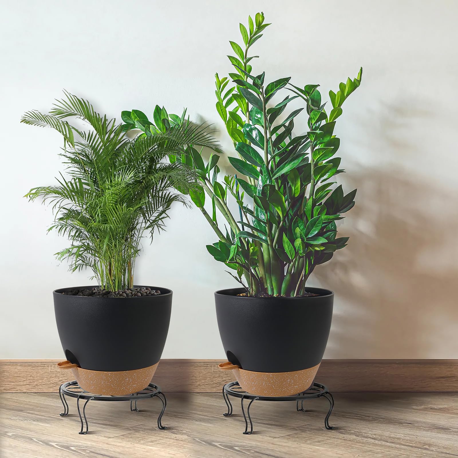 UOUZ planter size comparison next to household items showing actual scale and fit