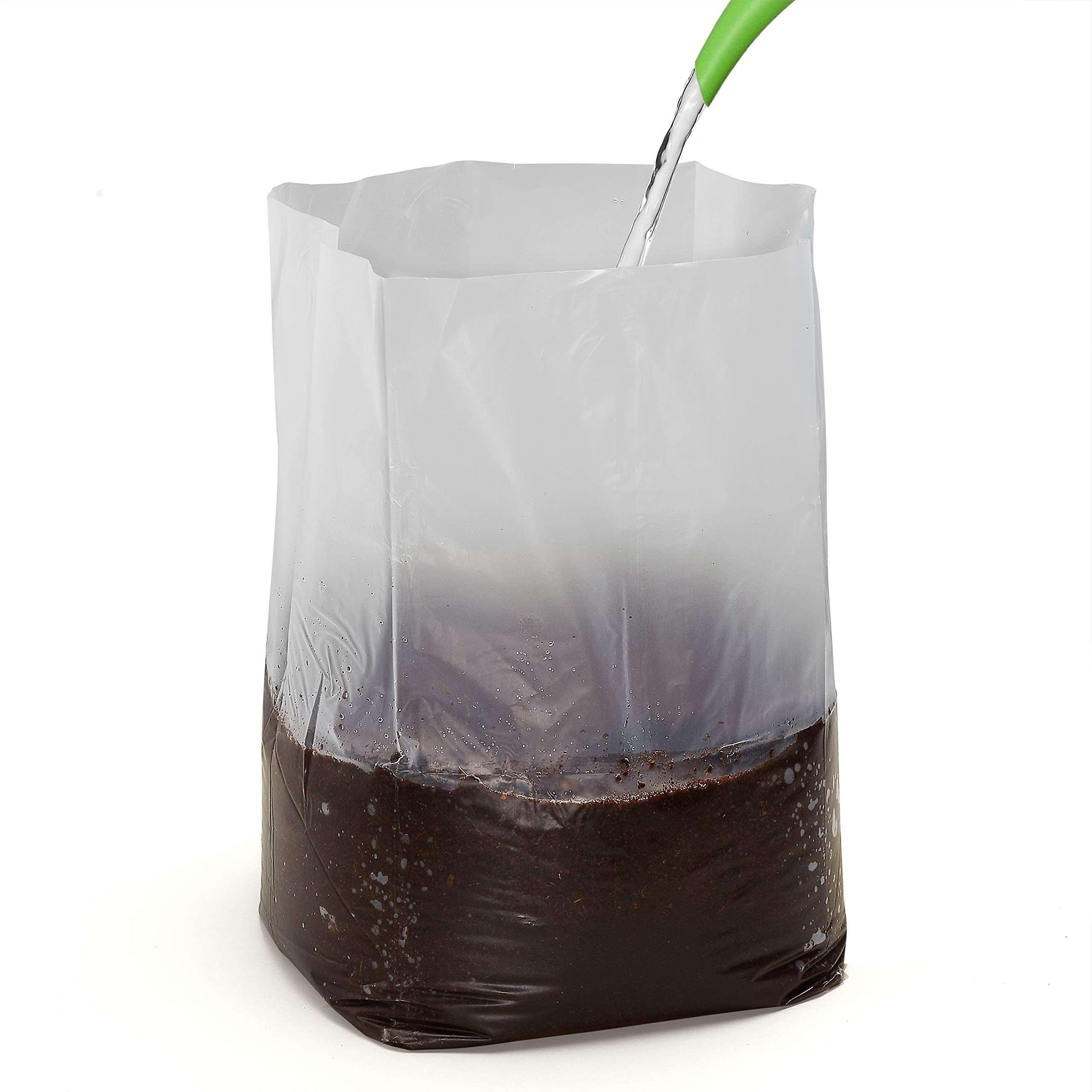 Urban Worm coco coir mixed into potting soil aiding water retention