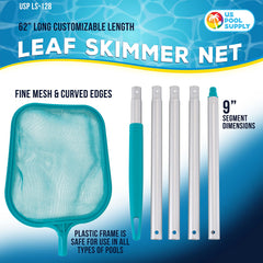 U.S. Pool Supply fine mesh close-up catching small debris effectively