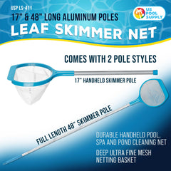 U.S. Pool Supply ultra-fine mesh close-up capturing fine debris efficiently