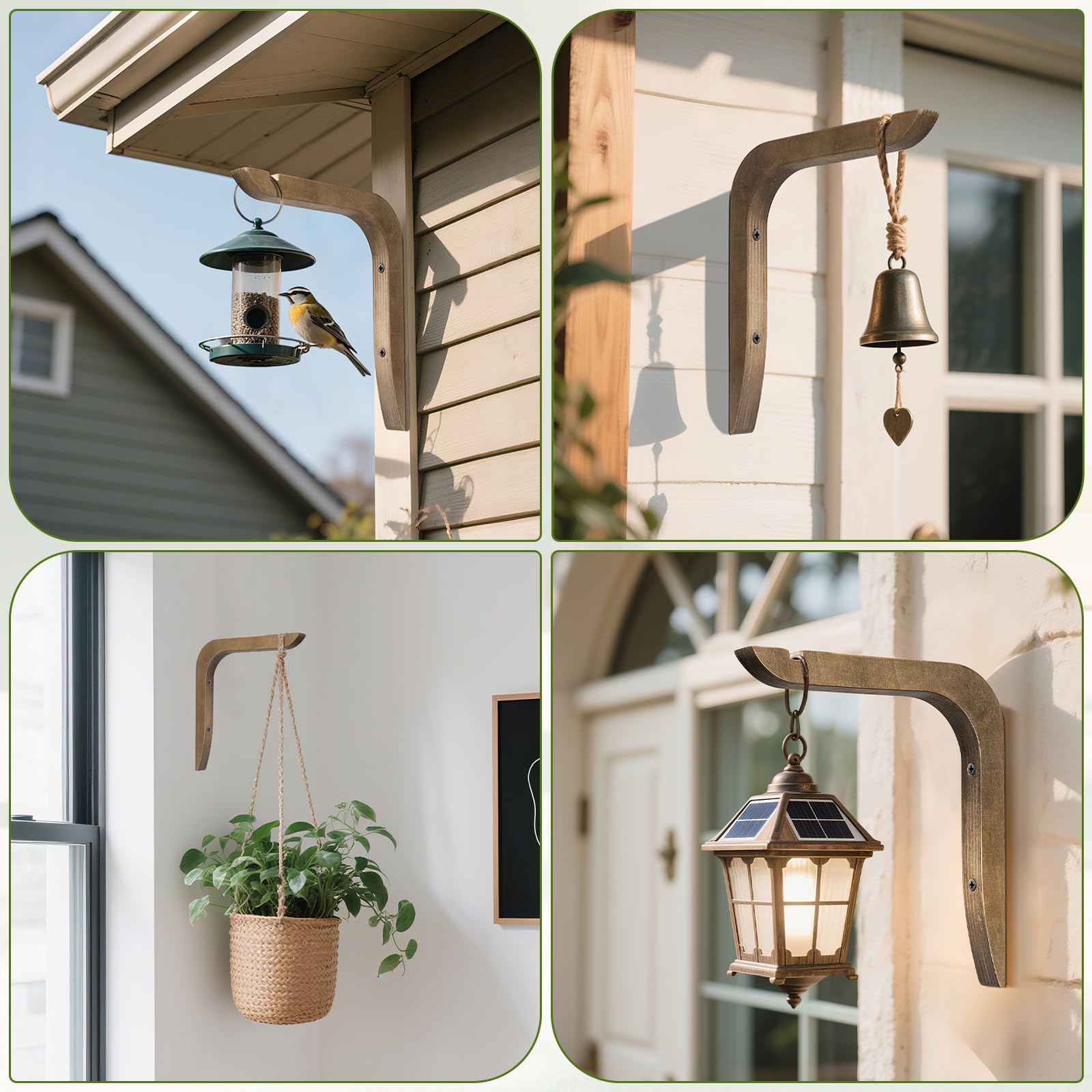 USION hanger mounted on deck holding lantern showing outdoor versatility benefit