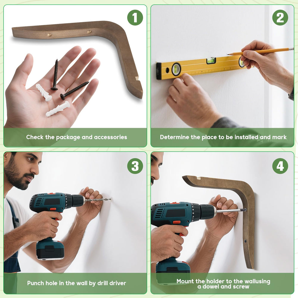 USION packaging with screws and anchors showing ready-to-install convenience