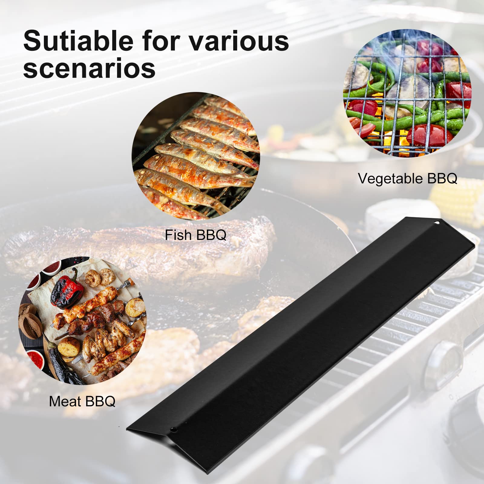 Utheer parts installed on outdoor grill showing reliable, even cooking