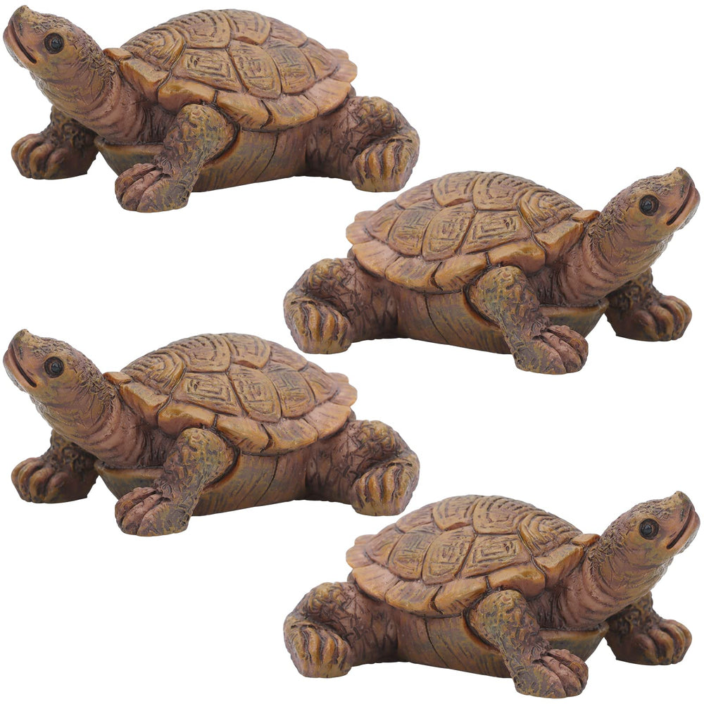 VAIPI mini turtle front view showing lifelike resin detail and decorative appeal