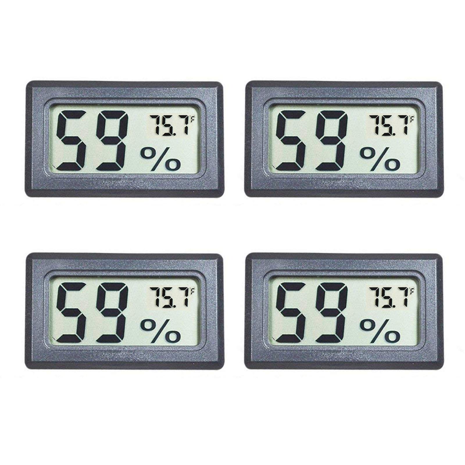 Veanic front display showing temperature and humidity for quick readings