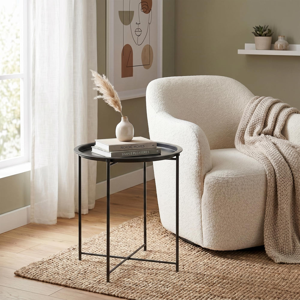 VECELO bedside use as nightstand, ideal for lamps and small items