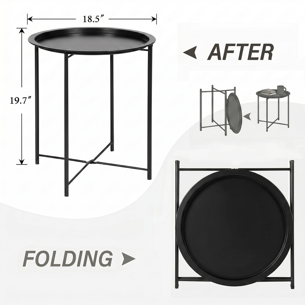 VECELO serving tray in hand, portable for carrying drinks and snacks