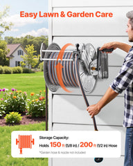 VEVOR side profile emphasizing compact wall-mounted design and space-saving benefit