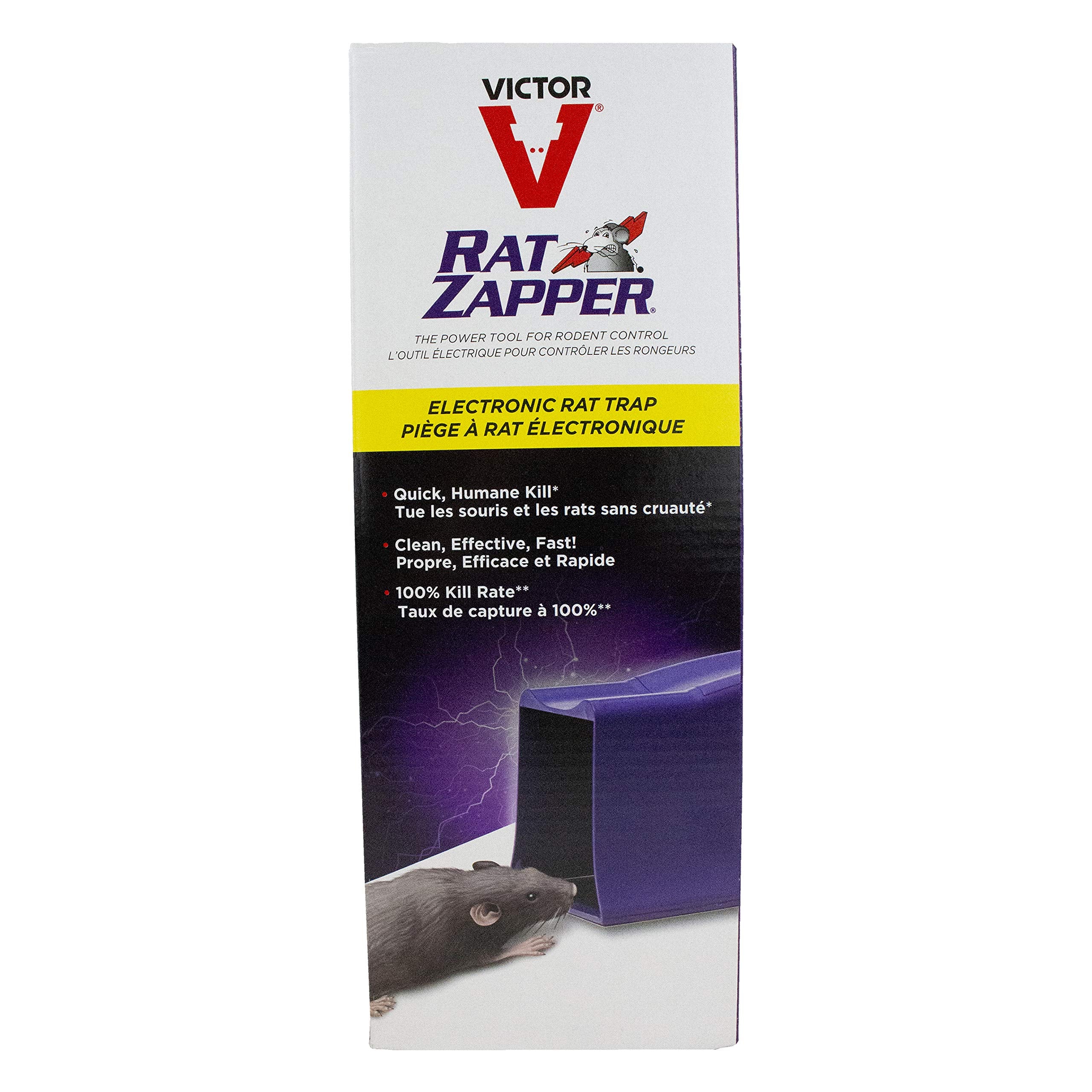 Victor Rat Zapper open kill chamber illustrating contained no-touch disposal benefit