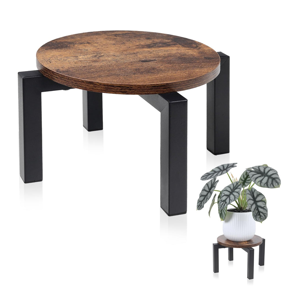 Vigordream front view showing metal leg and wooden top, adds stable display