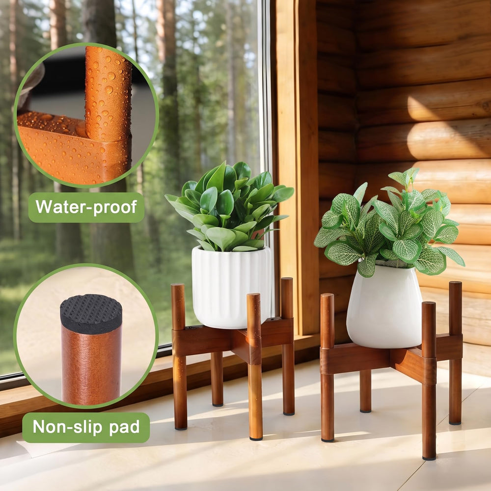 Vigordream in living room corner with plants showing how it complements decor