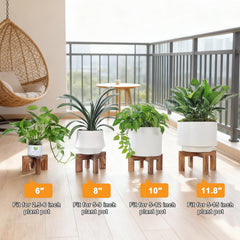 Vigordream holding large ceramic pot in living room offering elevated plant display