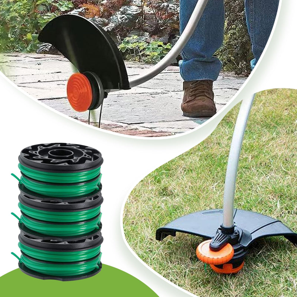 VineHii spools staged in yard setting illustrating ready-to-use reliability