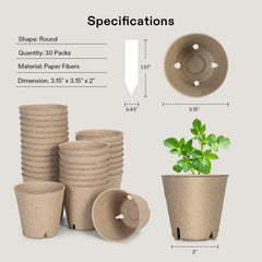 VIVOSUN close-up of peat fiber texture for healthy root growth