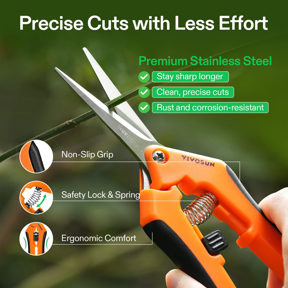 VIVOSUN ergonomic grip detail demonstrating comfortable handling during use