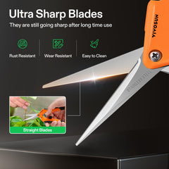 VIVOSUN in-hand precision trimming showing accurate micro-tip control