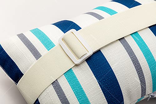 vmgreen pillows on poolside lounger demonstrating water-resistant comfort