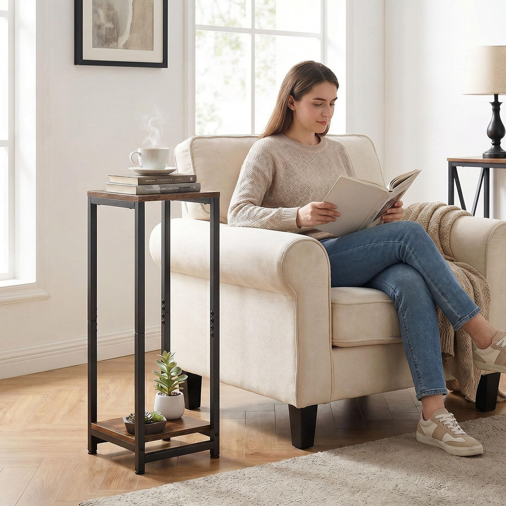 VonDream in-use living room staging showing styling versatility benefit