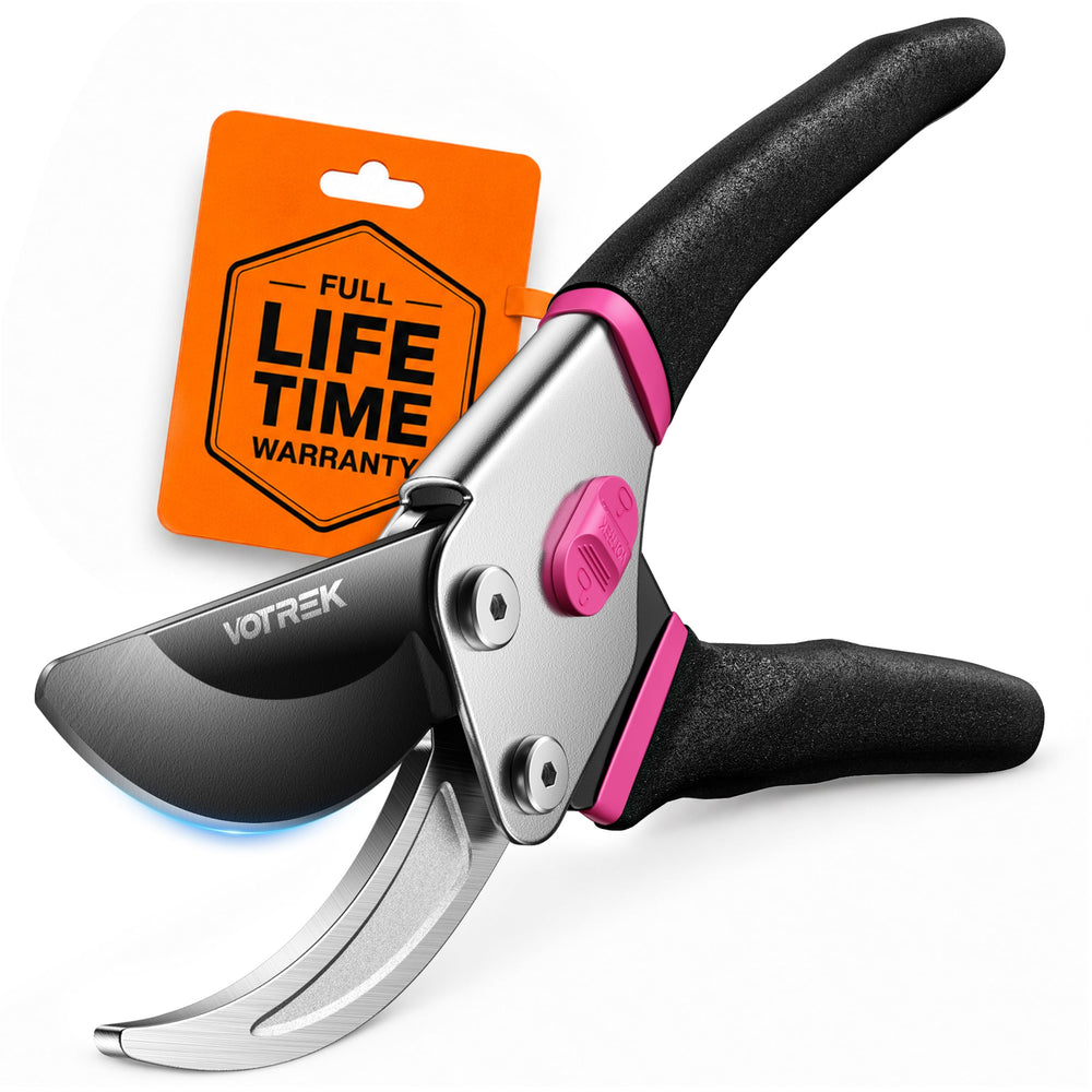 VOTREK front view of shears showing compact design and balance benefits