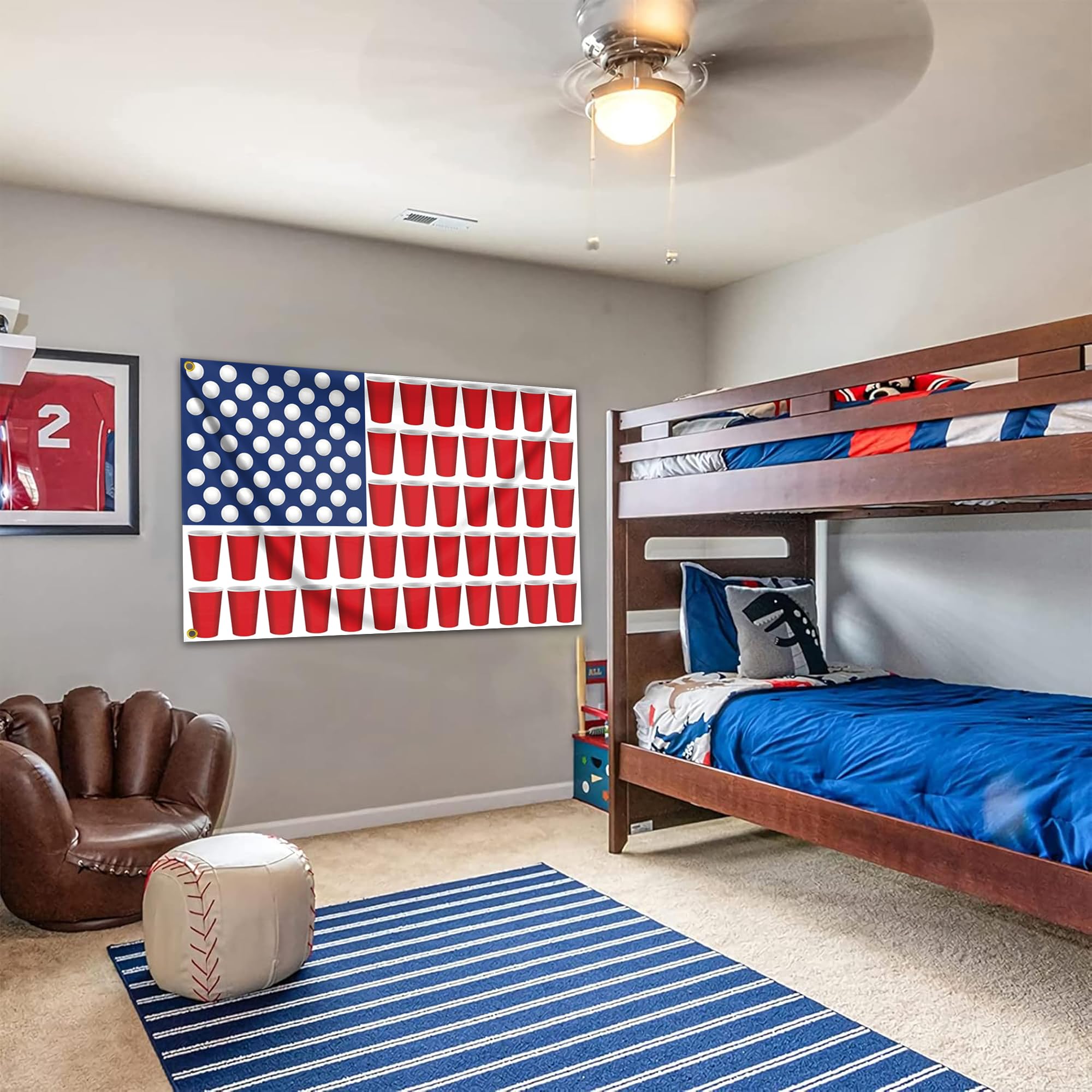 VOZUN hung in dorm room creating fun atmosphere and quick room refresh benefit