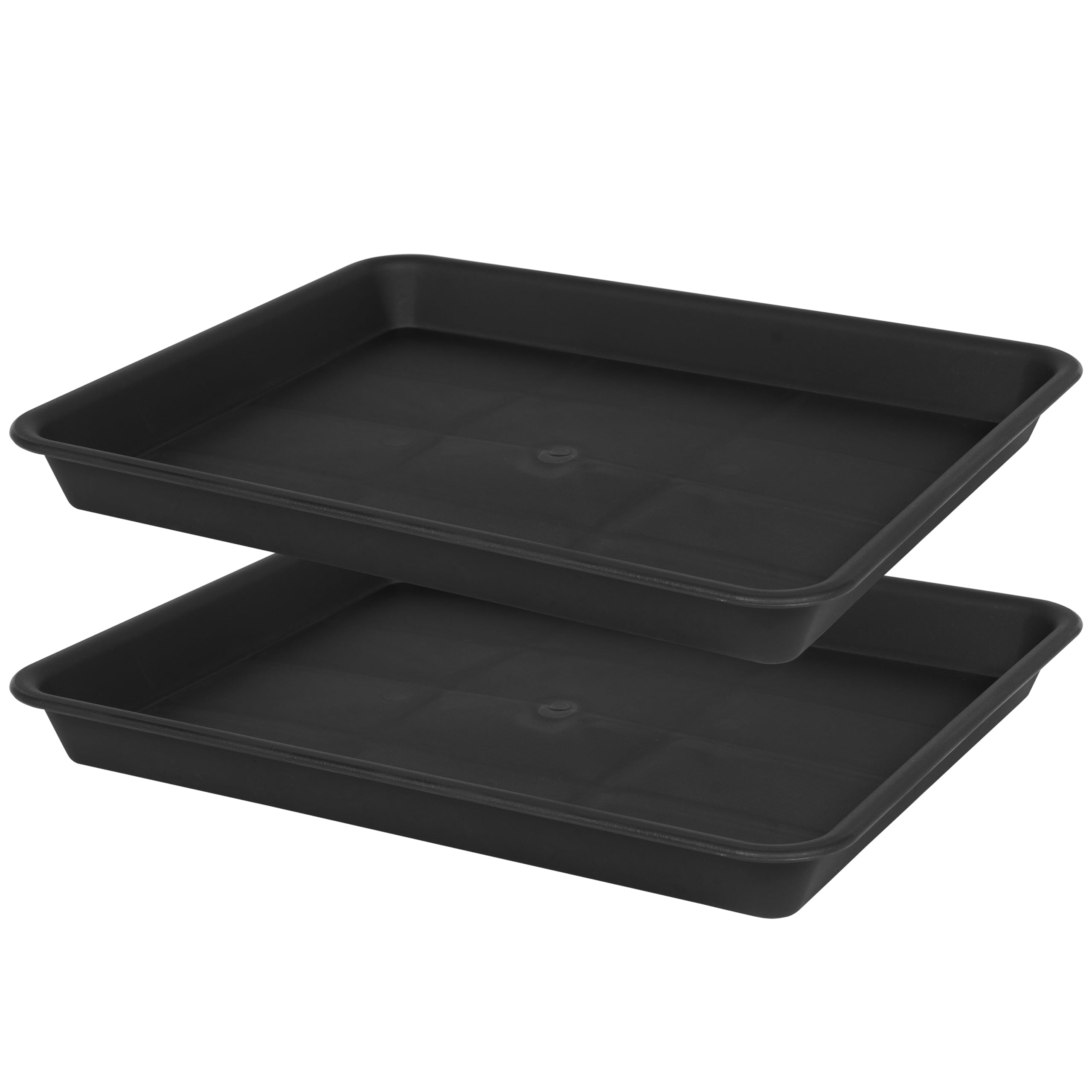 VUWEZ front view of 2-pack trays showing clean finish and surface protection benefit