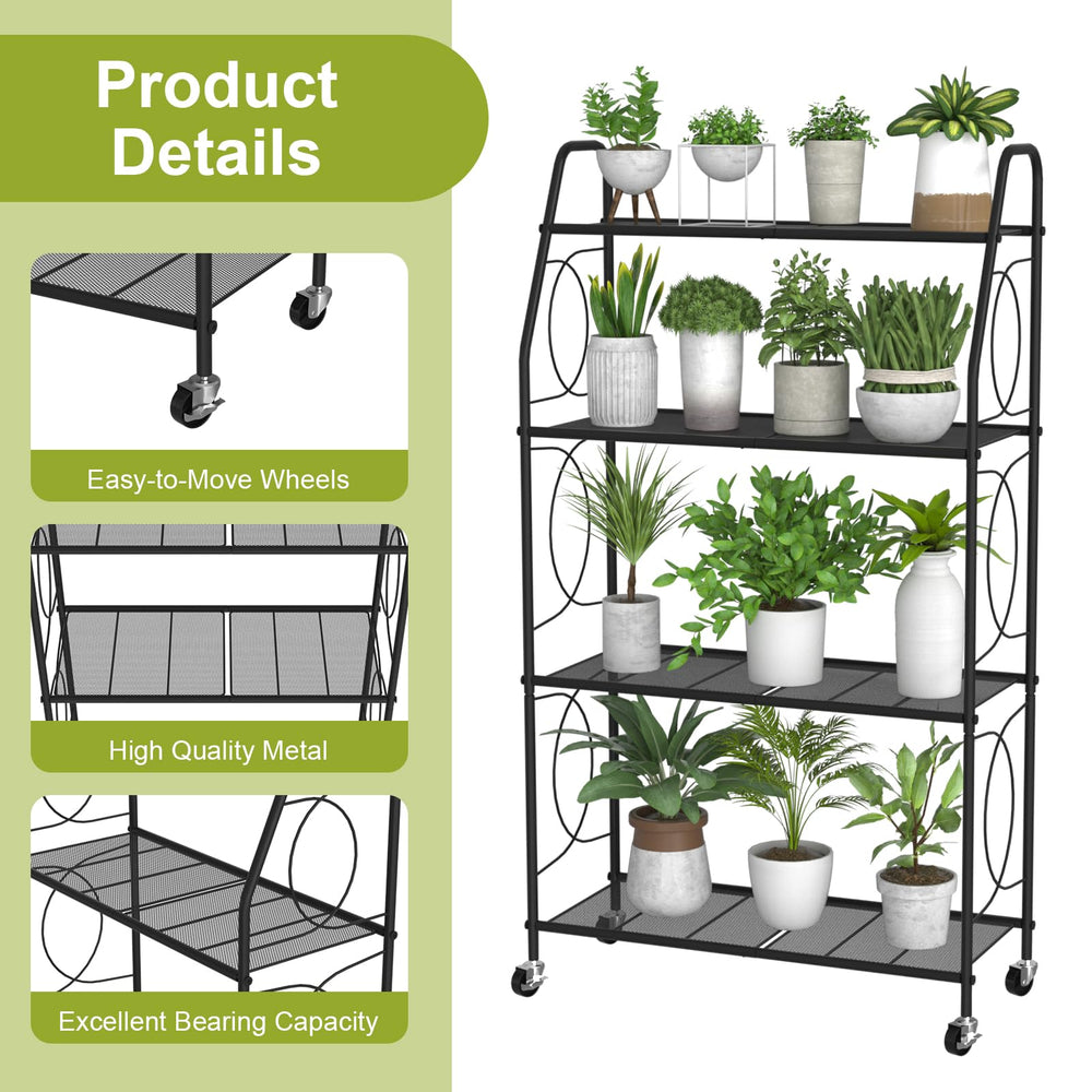 VyGrow scale comparison with common pots showing capacity and height for multi-tier display