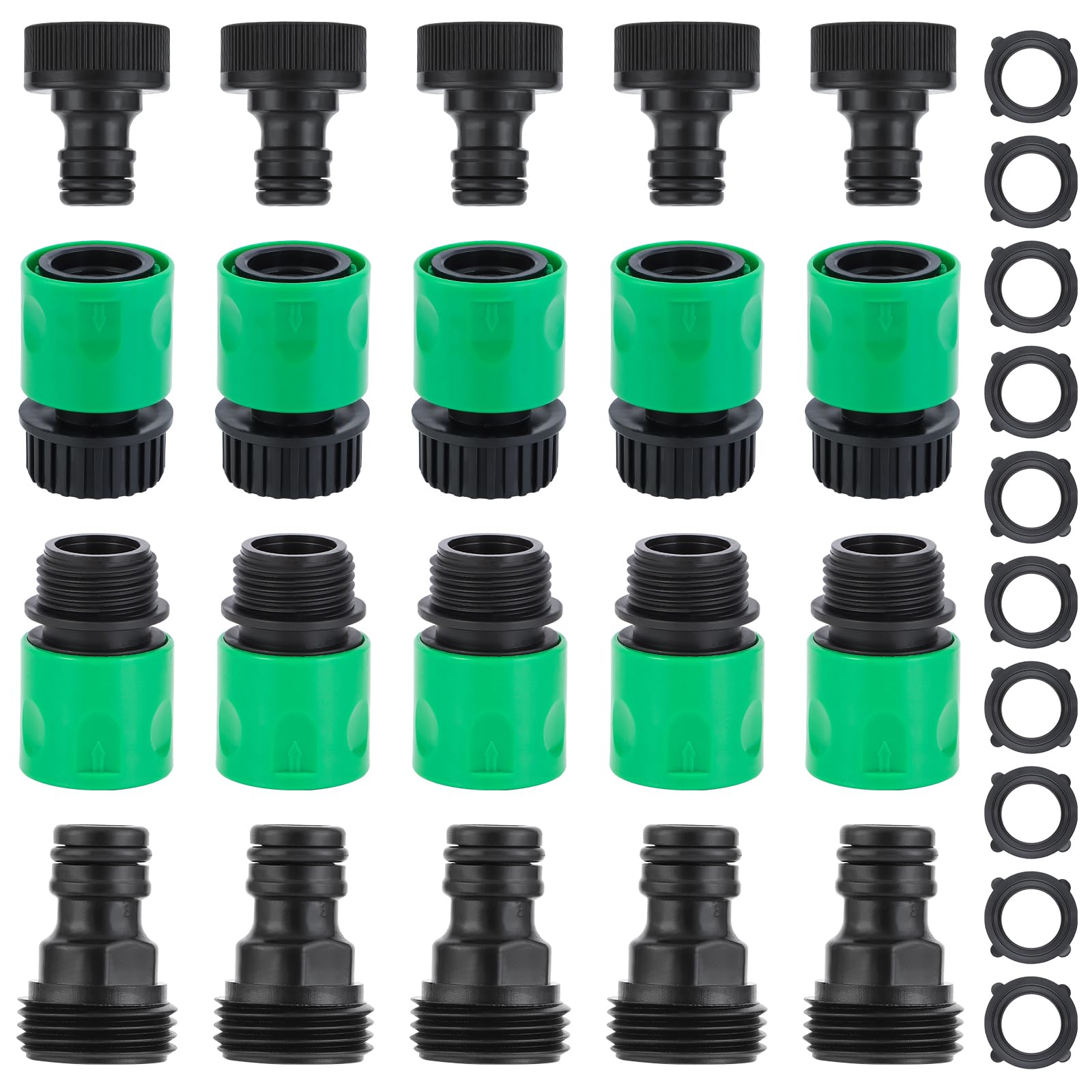 VYH front packaging showing full 20-piece quick-connect kit and benefits
